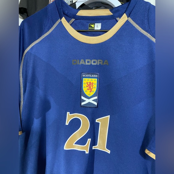 Vintage 2007 diadora scotland soccer jersey size large - Picture 4 of 6